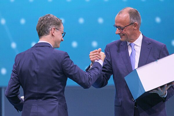 Carsten Linnemann und Friedrich Merz