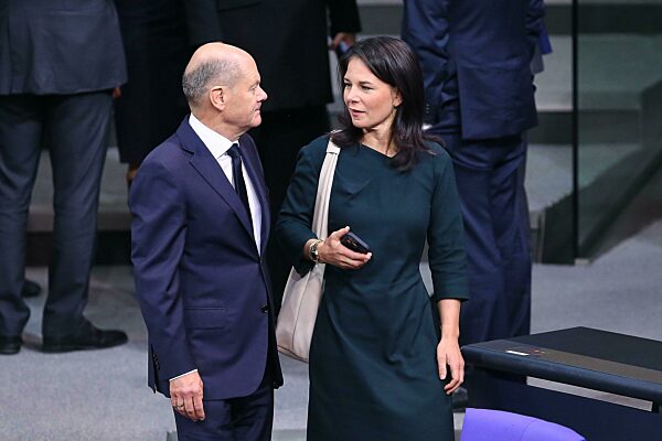Olaf Scholz und Annalena Baerbock