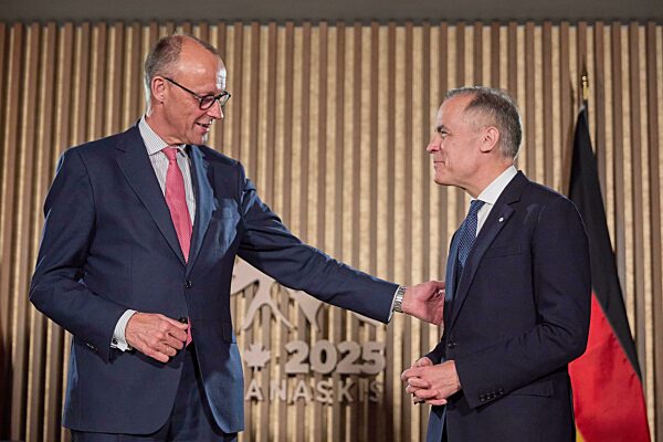 Friedrich Merz und Mark Carney