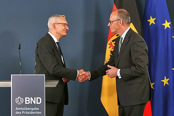 Martin Jäger und Friedrich Merz