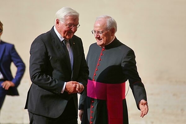 Frank-Walter Steinmeier im Vatikan