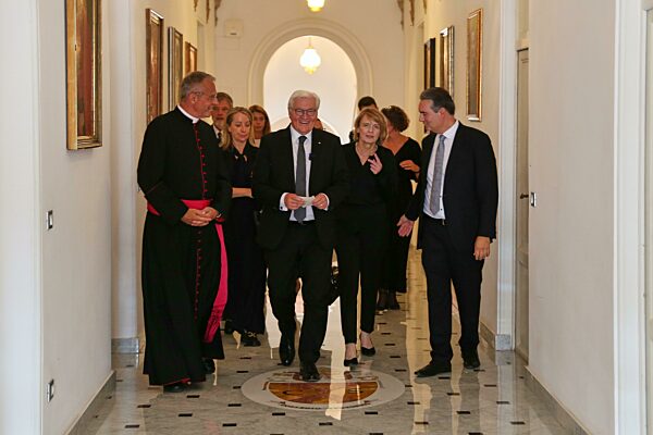 Frank-Walter Steinmeier im Vatikan