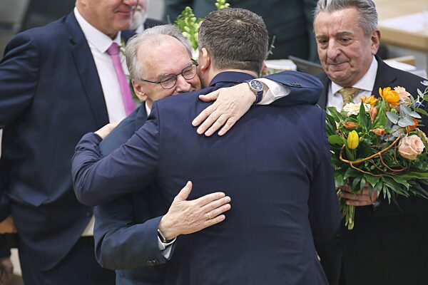 Reiner Haseloff und Sven Schulze