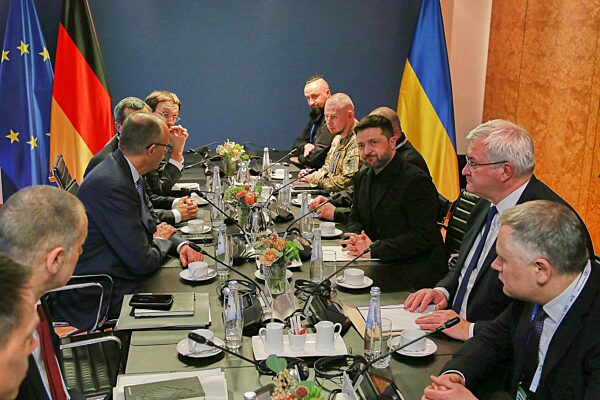 Friedrich Merz und Wolodymyr Selenskyj