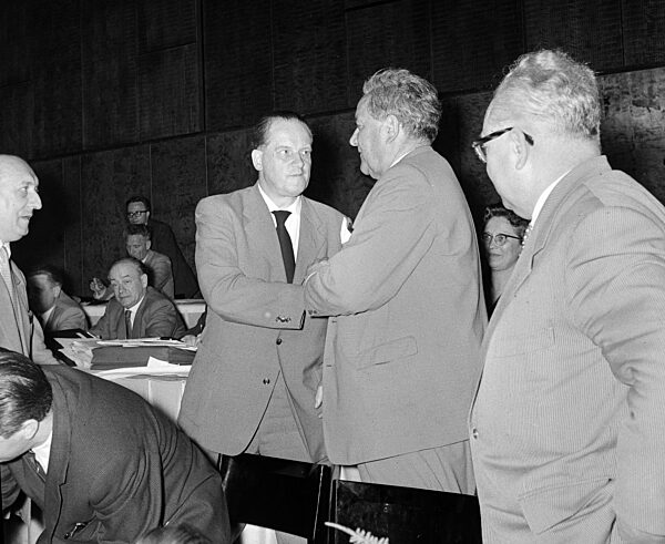 SPD-Parteitag in Stuttgart 1958