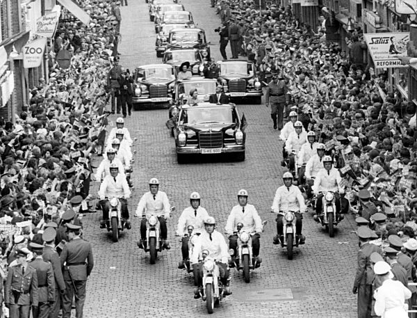 Queen Elizabeth II. on state visit in Germany 1965