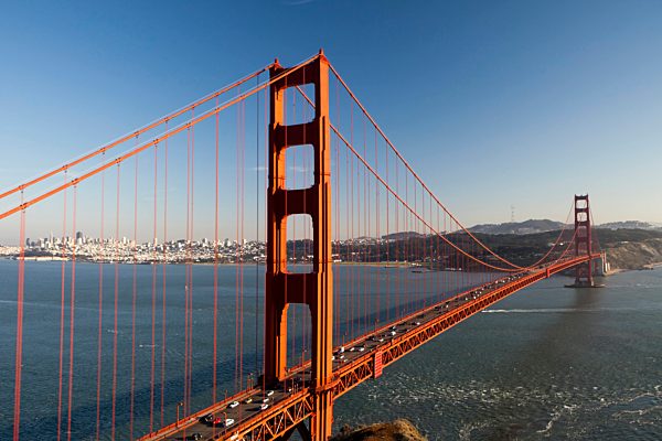 USA, United States, America, California, San Francisco, City, Golden Gate Bridge, downtown, architecture, bay, bridge, cables, downtown, famous gate, red, skyline, suspension, symbol, traffic, travel, touristic