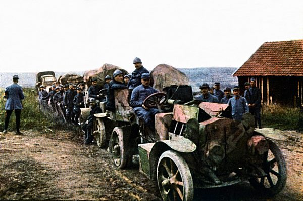 military, vehicles, Verdun, Western Front, World War I, War, World War, Europe, 1914-1918, France, 1916, Autochrome, soldiers, army, military,