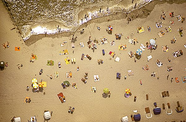 Aerial, Atlantic City Beach, New Jersey