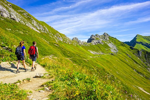 Allgäu, Allgäu Alps, Alps, Bavaria, mountain landscape, Germany, Europe...