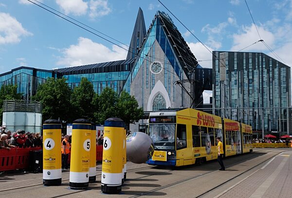 Tram-EM in Leipzig