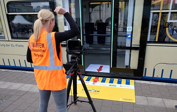 Tram-EM in Leipzig