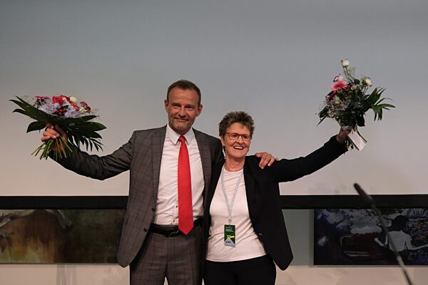 Landtagswahl in Sachsen - Wahlparty BSW