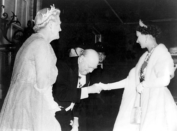 Queen and Churchill