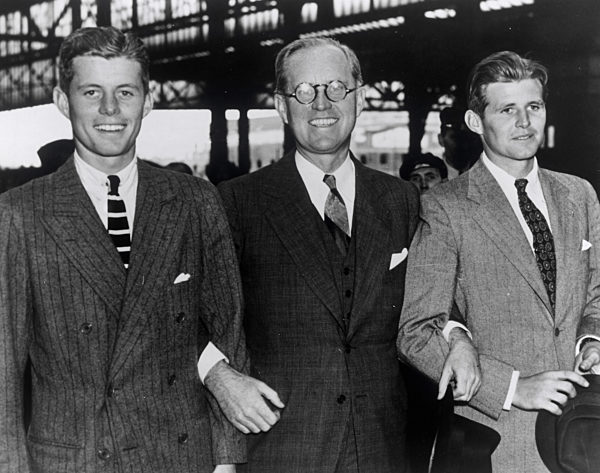 Patriarch Joseph P. Kennedy Sr. (as American ambassador in Great Britain)...