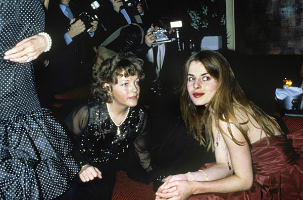 ROMY SCHNEIDER und NASTASSJA KINSKI bei der Filmpremiere von " Tess " (29...