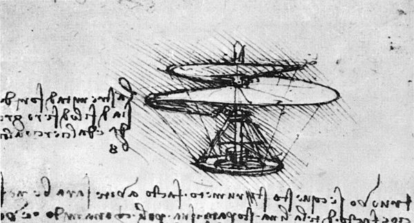Da Vinci helicopter