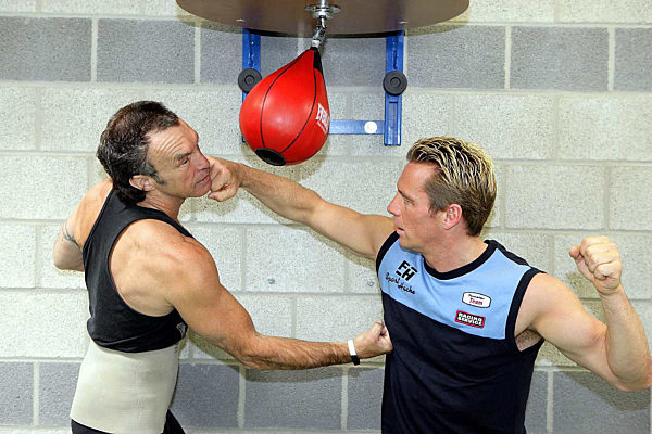 René Weller, Jürgen Milski / Boxtraining