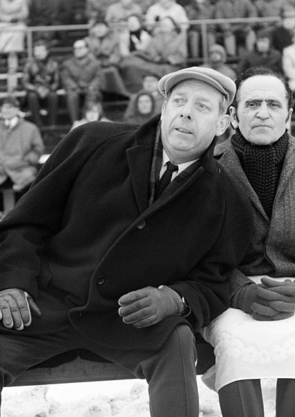 Offenbachs Trainer Kuno Kloetzer beim Spiel MSV Duisburg gegen Kickers Offenbach, Bundesliga, Saison 1970/1971