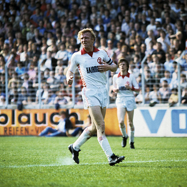 Spielszene, Horst Hrubesch (RWE), Fussball, 2. Bundesliga Nord, 1977/1978, Rot-Weiss Essen gegen SG Union Solingen 2:0