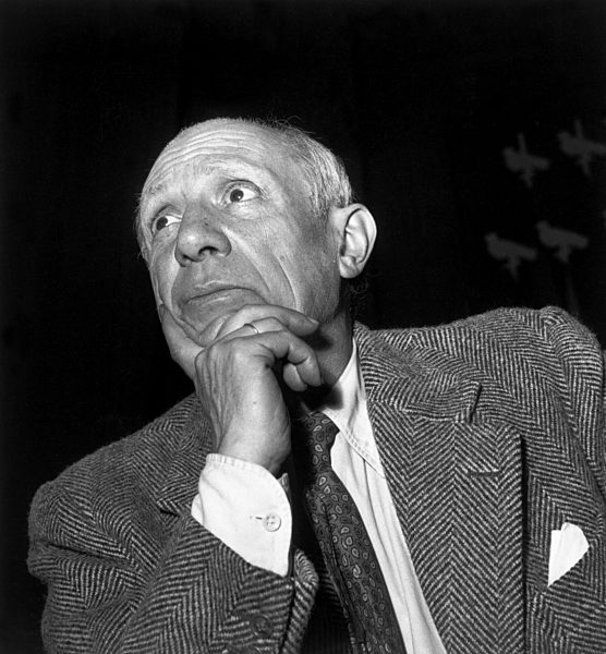 Pablo Picasso beim Friedenskongress (Congr¿s de la Paix), 20. April 1949