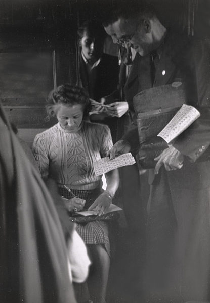 Leipziger Herbstmesse, DDR 1948, Geldumtausch, Lebensmittelmarken