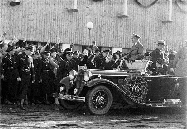 Winterolympiade Garmisch - Partenkirchen 1936, Begrüßung von Hitler