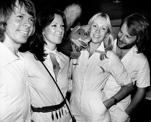 ABBA in London, um das neueste Album ?Arrival? zu promoten