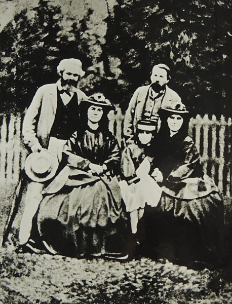 Photograph of Freiderich Engels and Karl Marx