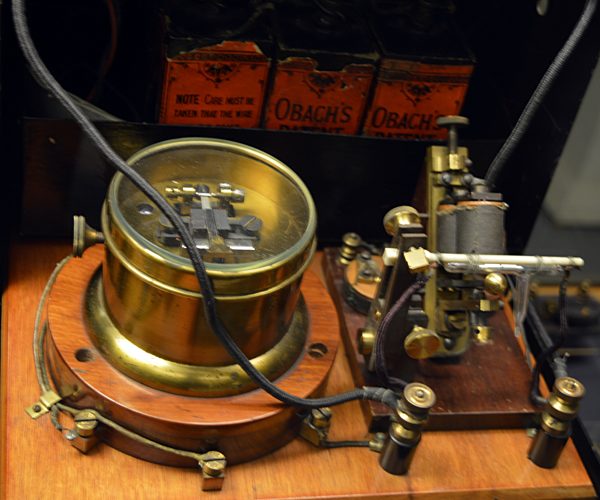 Coherer Receiver by Guglielmo Marconi, 1896.