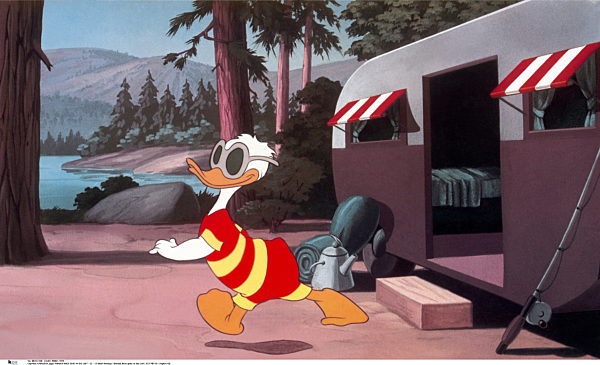 DONALD DUCK GEHT IN DIE LUFT