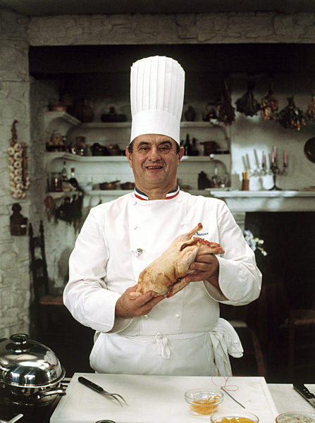 Meisterkoch PAUL BOCUSE, Chef de Cuisine Aufnahme aus den 90er Jahren.