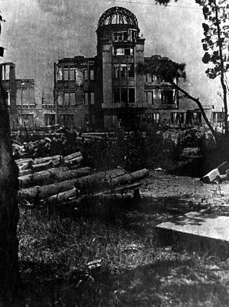 WW2, Zweiter Weltkrieg: Hiroshima devastation
