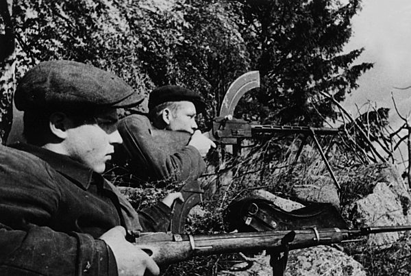WW2, Zweiter Weltkrieg: Russian partisans,1941
