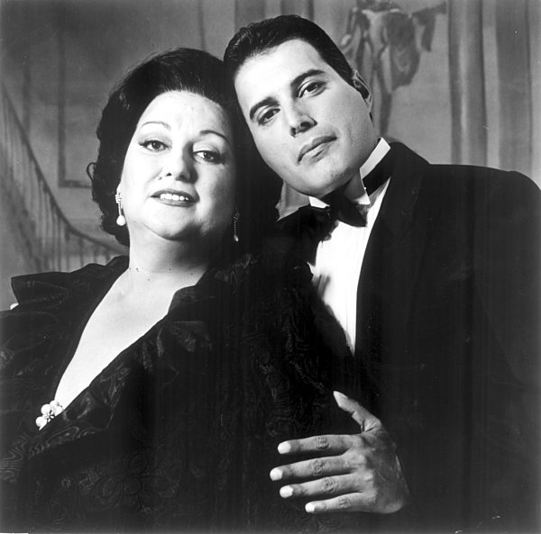 Monserat Caballe and Freddie Mercury Great Britain / Mono Print