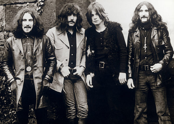 BLACK SABBATH, British Heavy-Metal-Band, 1970s.