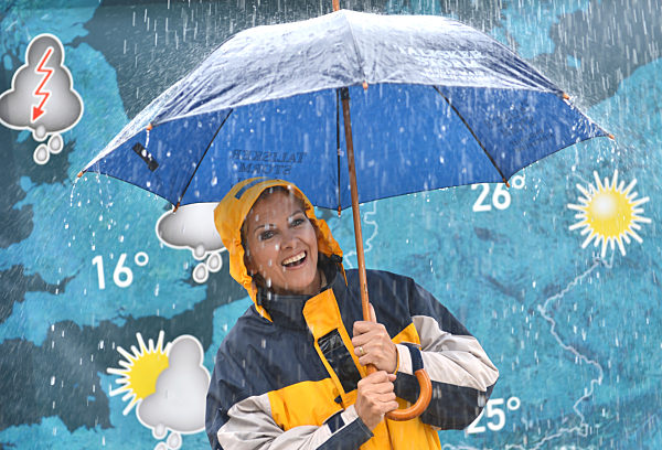 Maxi Biewer bei Werbeaktion in Berlin