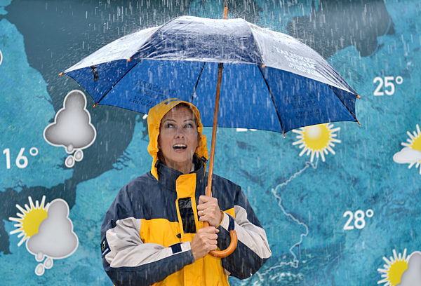 Maxi Biewer bei Werbeaktion in Berlin