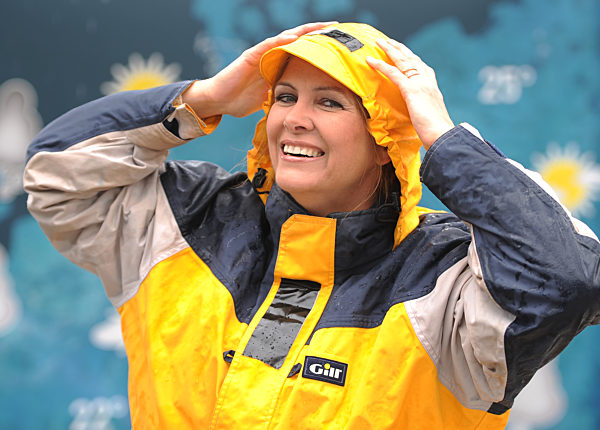 Maxi Biewer bei Werbeaktion in Berlin