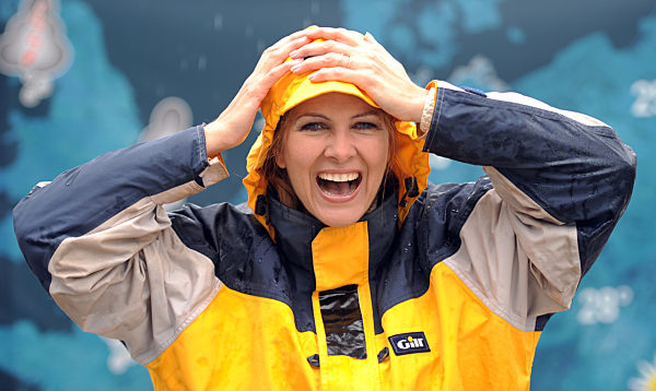 Maxi Biewer bei Werbeaktion in Berlin