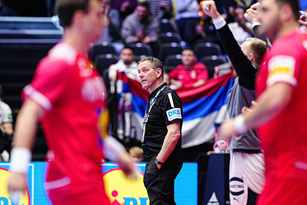 DEN, Deutschland vs. Oesterreich, Handball, EHF Europameisterschaft 2026, Gruppe A, Spieltag 1, 15.01.2026