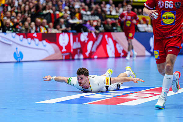 DEN, Deutschland vs. Oesterreich, Handball, EHF Europameisterschaft 2026, Gruppe A, Spieltag 1, 15.01.2026