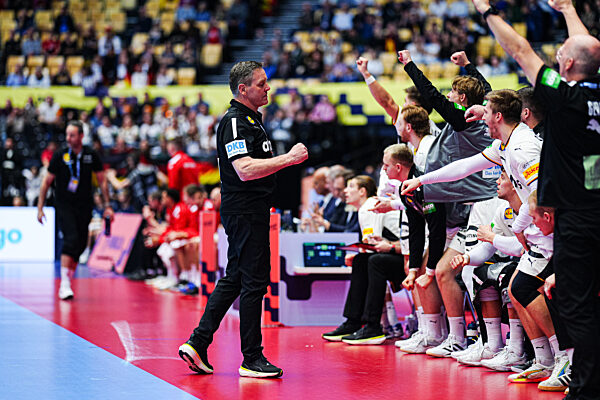 DEN, Deutschland vs. Oesterreich, Handball, EHF Europameisterschaft 2026, Gruppe A, Spieltag 1, 15.01.2026