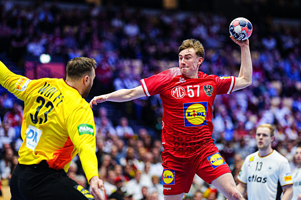 DEN, Deutschland vs. Oesterreich, Handball, EHF Europameisterschaft 2026, Gruppe A, Spieltag 1, 15.01.2026