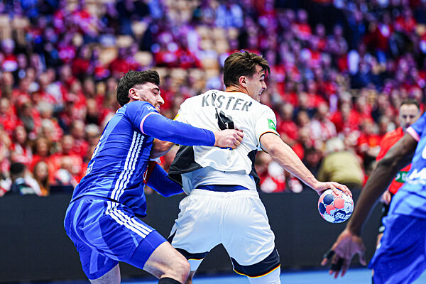 DEN, Germany vs. France, Handball, EHF European Championship 202