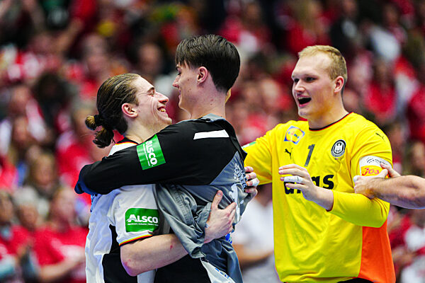 DEN, Germany vs. France, Handball, EHF European Championship 202