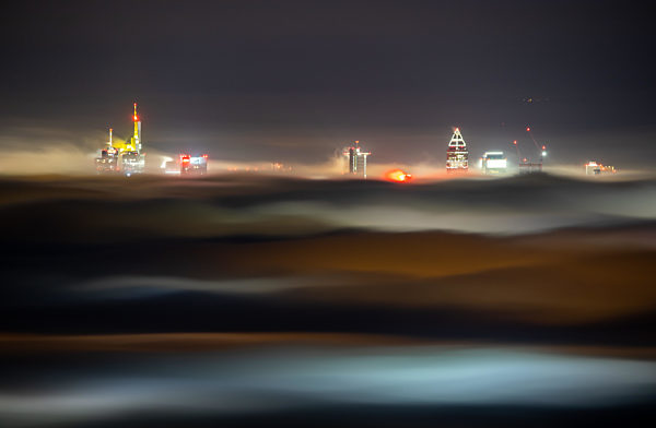 Nebel über Frankfurt