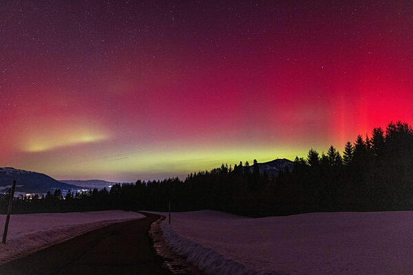 Polarlichter in Bayern