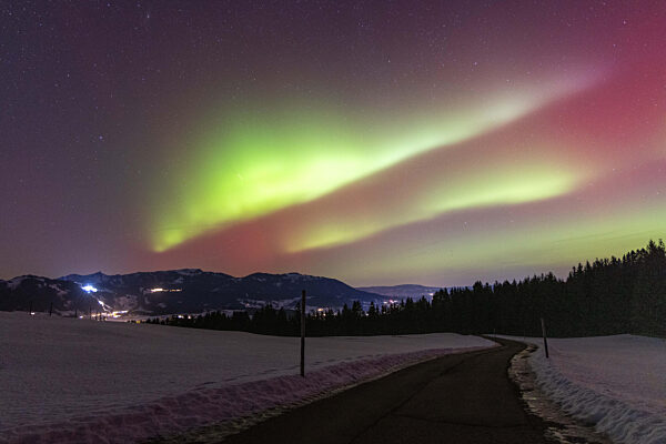 Polarlichter in Bayern