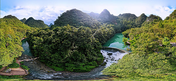 Xiaoqikong Wollongtan Waterfall